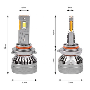 NSSC nouveau pas de <span class=keywords><strong>clignotant</strong></span> HB3 HB4 voiture LED lumières H1 H4 H7 H11 130W 13000lm super puissance LED ampoule Z3 9-32V LED phares pour voiture - Product Image 5