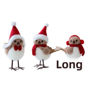 <span class=keywords><strong>Capodanno</strong></span> decorazione albero di natale ciondolo simulato in schiuma rossa sciarpa di uccello cappello <span class=keywords><strong>per</strong></span> centro commerciale ghirlanda fabbrica all'ingrosso - Product Image 5