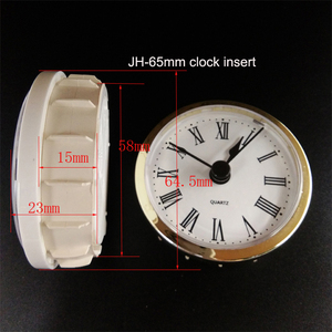 Orologi da tavolo da parete accessori per decorazioni per la casa di lusso 2.55 pollici 65mm orologio di alta qualità inserto orologio di piccole dimensioni - Product Image 3