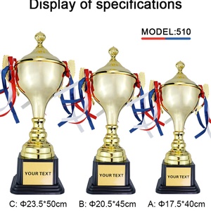 Médailles, plaques et trophées personnalisés en métal pour la Ligue des Champions de football - Product Image 5