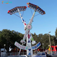 Attractions de fête foraine à prix d'usine, grandes manèges de parc d'attractions extérieur, jeux pour adultes, manèges Kamikaze palpitants à vendre
