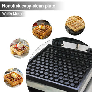 Macchina per Waffle Belga Commerciale Antiaderente in Acciaio Inox con Controllo della Temperatura e Spegnimento Automatico - Product Image 5