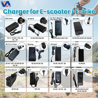 Nouveau chargeur 42V 2A pour trottinette électrique, entrepôt UE, avec connecteur DC 5.5x2.1mm, certifié CE, compatible avec les vélos électriques Ouxi V8 Mini/QM V20 Mini