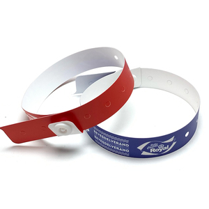 China Manufacturer Custom Event Wristbands Plastic Vinyl Id Wrist Band Printing With Custom Logo