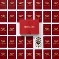 Cartes à Jouer Personnalisées en Papier, Jeu Doré en Relief, 330 g/m², Noyau Noir, Surface Soie, Impression CMJN 4 Couleurs, Logo Personnalisé, Cadeau de Luxe, Hôtel