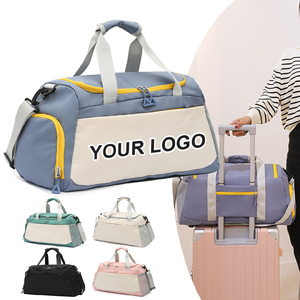 0717 Custom Logo High Quality Fashion Unisex Weekend Duffel Yoga Training Fitness Soccer Travel Sports Gym <b>Bag</b> <b>Overnight</b> Luggage - Product Image 4