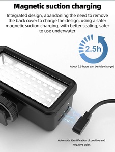 Lampe de plongée étanche 40M LED pour <span class=keywords><strong>GoPro</strong></span> Hero 13 12 11 10 9 <span class=keywords><strong>8</strong></span> Insta360 DJI Osmo Action - Accessoire pour caméra - Product Image 5