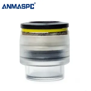 ANMASPC Venda Quente Liga De Zinco De Fibra Óptica Microduto Endstops De Vedação 8 10 12 14 16 20mm Pinça Inserção Tipo Push Fit Micro End Caps