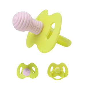 Chupetes de <span class=keywords><strong>Silicona</strong></span> con Forma de Manzana para Recién Nacidos, Chupetes de <span class=keywords><strong>Silicona</strong></span> para Calmar y Confortar - Product Image 6