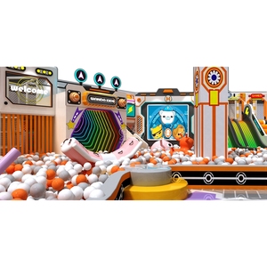 Guangdong 500 Sqm Commercial Soft Play Park Full Kids Playground Indoor Equipment Set - Product Image 1