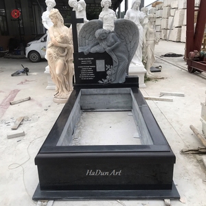 Wholesale Cheap China Black Granite <strong>Funeral</strong> Monument Gravestone - Product Image 4