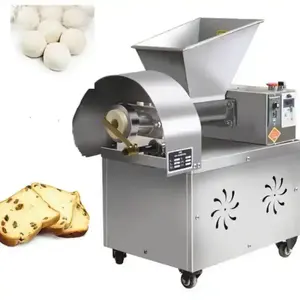 Mesin cetakan bola adonan elektrik otomatis, pemotong bulat dan pemisah adonan untuk penggulung pegas Chapati Roti