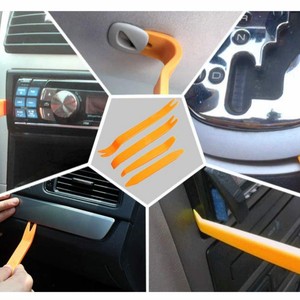 ชุดเครื่องมือถอดแผงภายในรถยนต์ สีส้ม ทำจาก PVC สำหรับติดตั้งและซ่อมแซมแผงประตู คอนโซลหน้ารถ - Product Image 1
