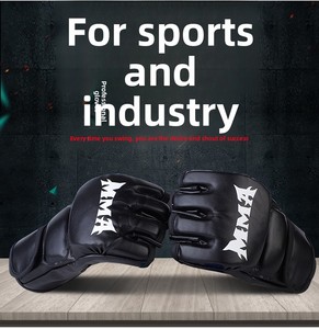 <span class=keywords><strong>Gants</strong></span> de Boxe Mi-Doigts Adulte Motif Griffes de Tigre Épaissis, Protège-Mains Doigts Libres, <span class=keywords><strong>Gants</strong></span> de Sanda Sac de Sable MMA Sparring - Product Image 6
