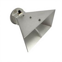 Antenne cornet directionnelle à gain élevé 1,6-12 GHz avec coque en aluminium CNC pour inspection EMC et calibration de signal micro-ondes
