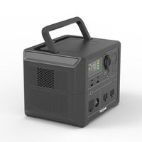 Station d'alimentation solaire portable 600W 110V pour extérieur avec onduleur à onde sinusoïdale pure et compatibilité panneau solaire