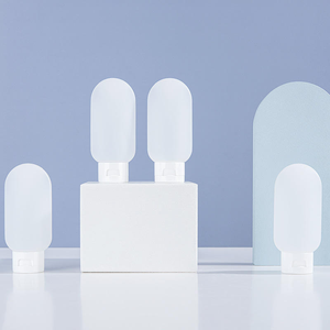 Bouteilles de voyage en silicone étanches, bouteilles de voyage souples en silicone portables, contenants pour shampoing, lotion, cosmétiques et articles de toilette - Product Image 6