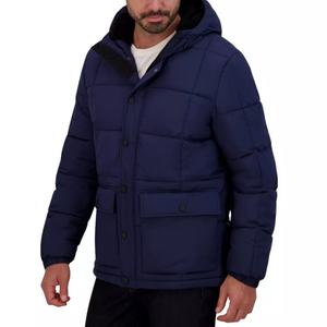 ผู้ผลิต OEM เสื้อโค้ทแฟชั่นสำหรับผู้ชาย ไซส์ใหญ่พิเศษ พรีเมียม ระบายอากาศได้ดี มีซิป แบบกลับด้านได้ มีฮู้ด สำหรับฤดูหนาว  รับทำโลโก้ตามสั่ง - Product Image 2