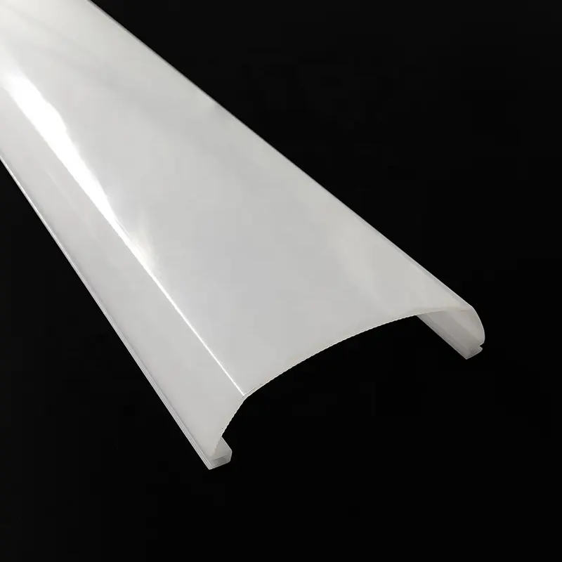 Extrusie Profielen Plastic Cover Voor Polycarbonaat Led Licht Diffuser Led Troffer Verlichting Cover