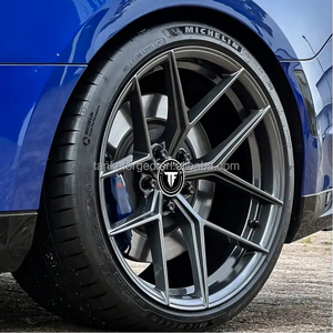 Rueda de Aleación de Bronce de 5 Radios 5x112, Rueda Forjada 5x112 para BMW 430i F82 M4 M2 G87 M5 Serie 3 4 5 7 425 G30 F10 para <span class=keywords><strong>Audi</strong></span> A4l <span class=keywords><strong>A7l</strong></span> S4 - Product Image 4