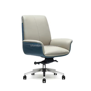 Chaise de bureau de luxe moderne et élégante de qualité supérieure, confortable, inclinable, multi-angles réglables, en cuir synthétique PU - Product Image 3