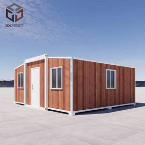 Cabane en bois colorée, petite, extensible, modulaire, type conteneur, design ferme, pour appartement, atelier et espaces de vie - Product Image 1