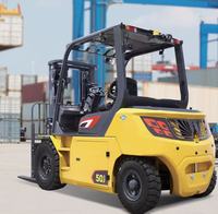 Chariot élévateur électrique 5 tonnes XVB50-QL8-G à batterie lithium, robuste, contrepoids, pour l'exploitation minière, les ports et le transport de pierres