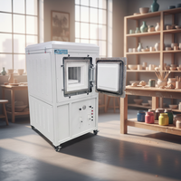 Four à résistance sous vide de laboratoire 1700C, capacité 200 kg/h, en acier inoxydable, atmosphère réglable