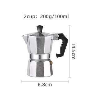 Poêle à Expresso <span class=keywords><strong>italienne</strong></span> Moka, Pots à café italien Expresso grec, poêle en Aluminium Moka cafetière - Product Image 4
