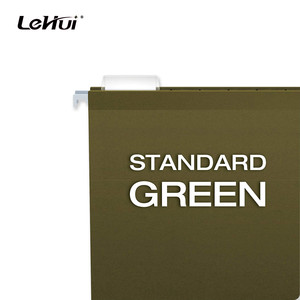 Livolo — <span class=keywords><strong>dossier</strong></span> de suspension en papier, lettres/légal/FC 3 à 1/2 pouces, extension, vert foncé, 11Pt, blanc/Kraft - Product Image 3
