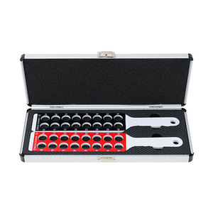 Accessori per attrezzature optometriche per occhiali <span class=keywords><strong>serie</strong></span> a 32 fori 2 pezzi, cofanetto in alluminio - Product Image 5