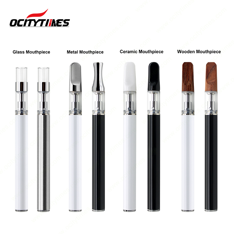 Электронная сигарета Ocitytimes cbd, перезаряжаемый вапорайзер с деревянным наконечником