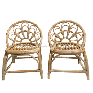 Silla Infantil de Ratán Hecha a Mano Ecológica para Fiestas de Cumpleaños, Asiento de Mimbre Resistente para Niños - Product Image 6