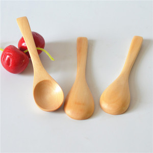 Cuchara de Madera <span class=keywords><strong>para</strong></span> Niños, Mini, Linda, Certificada por la FDA, LFGB y FSC, Ecológica, Suave, Sin Astillas, Ergonómica, <span class=keywords><strong>para</strong></span> Alimentar a Bebés, Comida y Postre - Product Image 3