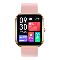 Reloj Inteligente Deportivo Resistente al Agua IP67 de 2.0 Pulgadas en Oro Rosa con GPS, 100 Modos Deportivos, Monitor de Frecuencia Cardíaca, hasta 13 Días de Duración de la Batería