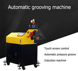 Máquina ranuradora de tuberías de acero hidráulica eléctrica automática superventas de fábrica con motor Máquina ranuradora de tuberías de agua de 2-12 pulgadas - Product Image 2