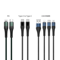 2023 penjualan laris 12 bulan purnajual 3a kabel pengisi daya usb tipe-c