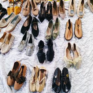 <span class=keywords><strong>Ballerine</strong></span> in Camoscio con Decorazioni in Strass e Perle Finte, Versatili e Comode, Slip-On con Punta Chiusa, Premium JackWen Factory - Product Image 6