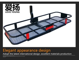 500LBS D'attelage En Acier Support Porte-Bagages Arrière de Voiture Porte-Bagages Cargaison En Vrac - Product Image 6
