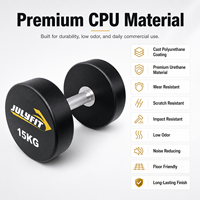 Ensemble d'haltères CPU personnalisé avec logo pour la maison, support d'haltères CPU commercial