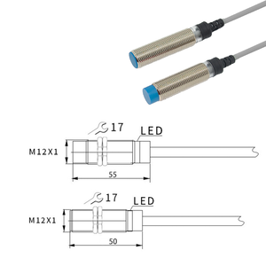 Capteur de proximité inductif M12 NPN NO PNP NC, distance de détection 4 mm, 6-36 V, IP67, étanche, blindé, interrupteur de proximité cylindrique - Product Image 4
