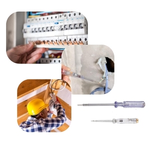 Set di cacciaviti 20 pezzi 6x19 cm e 14x13 cm con clip e tester di tensione 200-250V AC per lavori elettrici - Product Image 5