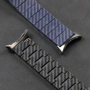 Carbon <strong>Fiber</strong> Pattern Band for <strong>Google</strong> Pixel Watch Straps Women Men Watchband Carbon <strong>Fiber</strong> Watch Band for Pixel Watch Bracelet - Product Image 5
