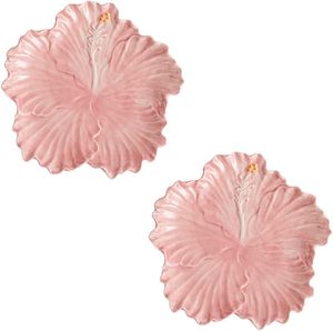 Assiette <span class=keywords><strong>en</strong></span> céramique <span class=keywords><strong>en</strong></span> forme de <span class=keywords><strong>fleur</strong></span>, peinte à la main, impression personnalisée, assiette <span class=keywords><strong>en</strong></span> porcelaine avec des ailes de différentes couleurs, assiette décorative - Product Image 3
