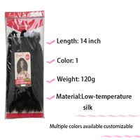 Perruque courte bouclée afro kinky en fibre chimique, style exotique, pour tresses africaines, populaire en Europe et aux États-Unis, fabrication machine