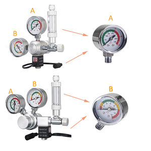 Dem ac0120 regulador de pressão de aquário, válvula pequena ajustável de medição de pressão de dióxido de carbono para aquário regulador de <span class=keywords><strong>co2</strong></span> - Product Image 2