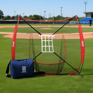 Rete da allenamento per baseball e softball Vevor 7x7 piedi con borsa per il trasporto, attrezzatura per colpire, raccogliere e lanciare. - Product Image 2