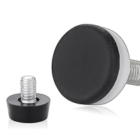 M6/8/10 Pieds de meubles réglables en métal Pieds de meubles en plastique pour table, chaise, canapé, armoire