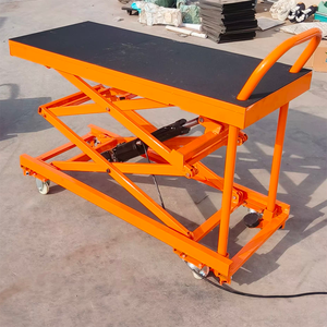 Plateforme élévatrice hydraulique électrique compacte entièrement automatique pour la maçonnerie, chariot mobile et pliable - Product Image 5