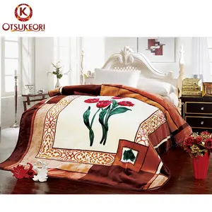 Couverture en vison, grande taille, 100% Polyester, pour chambre à coucher, pour le marché en arabie saoudite, vente en gros